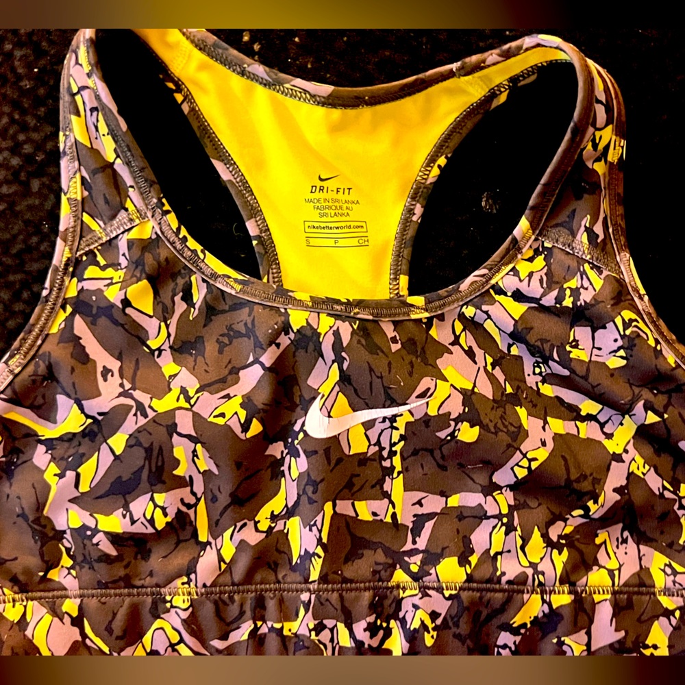 Nike “swoosh” sports bra